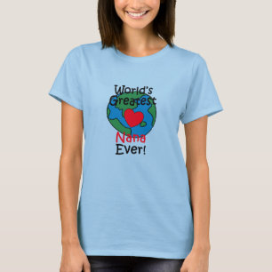 Weltbeste Nana Herz T-Shirt