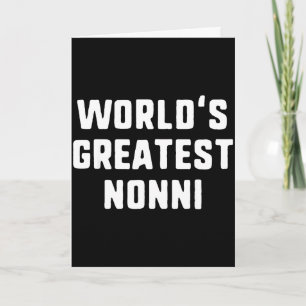 Weltbeste Nonni lustige Familie Weltbeste Karte