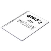 Weltbeste Notare Notizblock (Linke Seite)