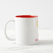 Weltbeste Nummer 1 Vater-Custom Zweifarbige Tasse (Links)