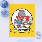 WELTBESTE ÖLVERÄNDERUNG MÄNNER CARTOON FLYER (Einzeln)