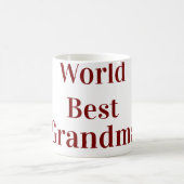 Weltbeste Oma Großmutter Großeltern pink n Kaffeetasse (Mittel)