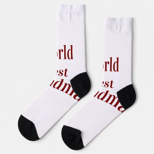 Weltbeste Oma Großmutter Großeltern pink n Socken (Linkes Detail)