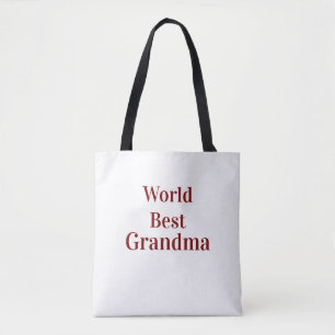 Weltbeste Oma Großmutter Großeltern pink n Tasche