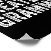 Weltbeste Oma Lustiger Oma-Witz Mutter Poster (Ecke)
