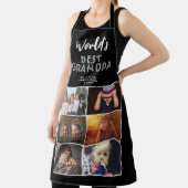Weltbeste Opa Custom 6 FotoCollage Schürze (InSitu)