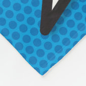 Weltbeste Opa, Großvater 12 Foto Blau Fleecedecke (Ecke)