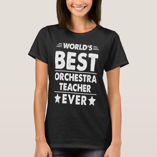 Weltbeste Orchesterlehrerin aller Zeiten T-Shirt (Vorderseite)