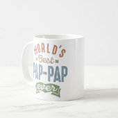 Weltbeste Pap-Pap Kaffeetasse (Vorderseite Links)