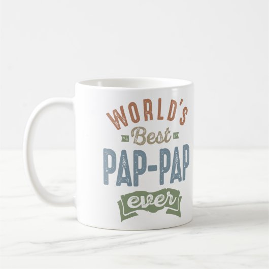 Weltbeste Pap-Pap Kaffeetasse (Links)