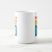 Weltbeste Papa-Multicolor-Tasse Kaffeetasse (Mittel)
