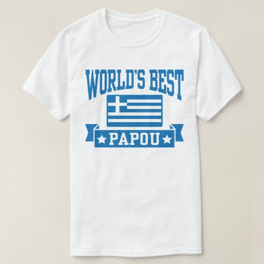 Weltbeste Papou T-Shirt (Design vorne)