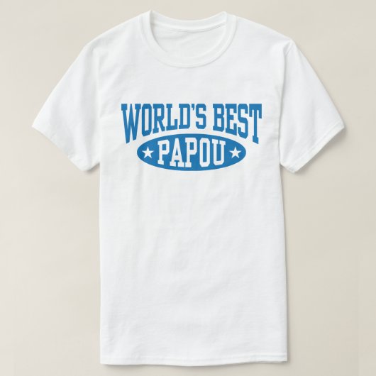 Weltbeste Papou T-Shirt (Design vorne)