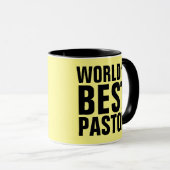 WELTBESTE PASTOR-KAFFEE-MUGS TASSE (VorderseiteRechts)