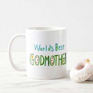 Weltbeste Patentante Süßes Märchen Stil Geschenk Kaffeetasse