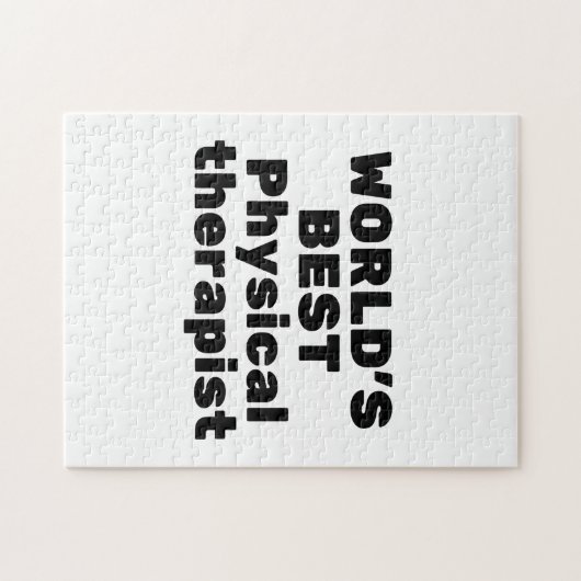 Weltbeste Physiotherapeutin Puzzle (Horizontal)