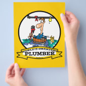 WELTBESTE PLUMBER IV CARTOON FLYER (Hand)
