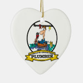 WELTBESTE PLUMBER IV CARTOON KERAMIKORNAMENT (Rechts)