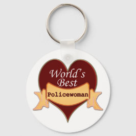 Weltbeste Polizistin Schlüsselanhänger