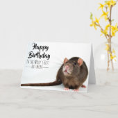 Weltbeste Rattenmama Karte (Gelbe Blume)