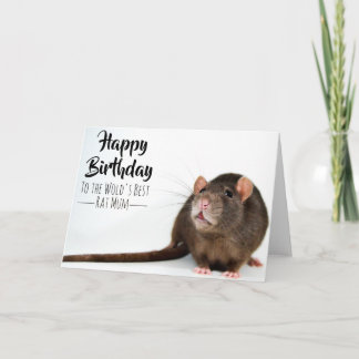 Weltbeste Rattenmama Karte