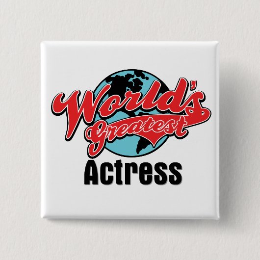 Weltbeste Schauspielerin Button (Vorderseite)