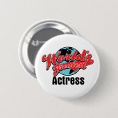 Weltbeste Schauspielerin Button (Vorne & Hinten)