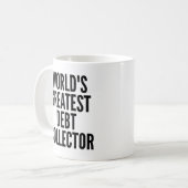 Weltbeste Schulden Kaffeetasse (Vorderseite Links)