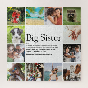 Weltbeste Schwester Definition 12 Foto-Spaß Puzzle