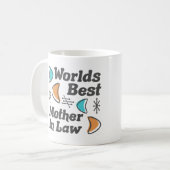 Weltbeste Schwiegermutter Kaffeetasse (Vorderseite Links)