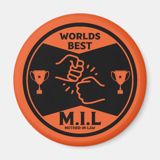 Weltbeste Schwiegermutter Magnet (Vorne)