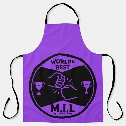 Weltbeste Schwiegermutter Schürze (Vorderseite)
