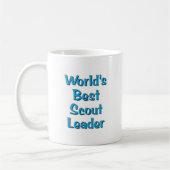 Weltbeste Scout Leader-Ware Kaffeetasse (Links)
