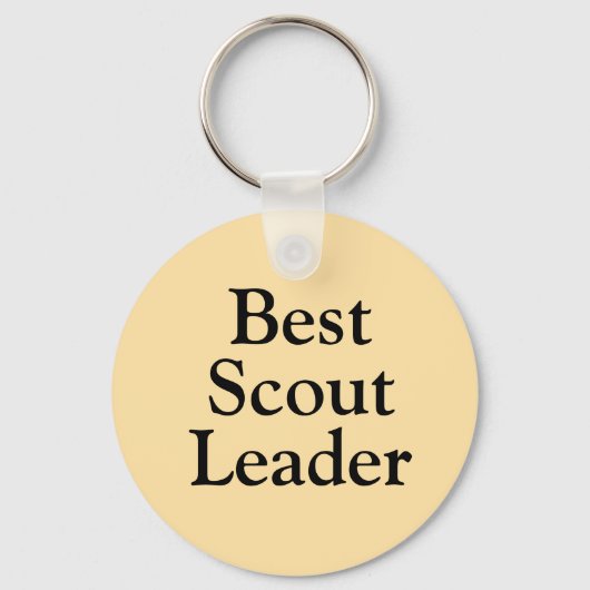 Weltbeste Scout Leader-Ware Schlüsselanhänger (Vorderseite)