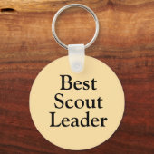 Weltbeste Scout Leader-Ware Schlüsselanhänger (Rückseite)