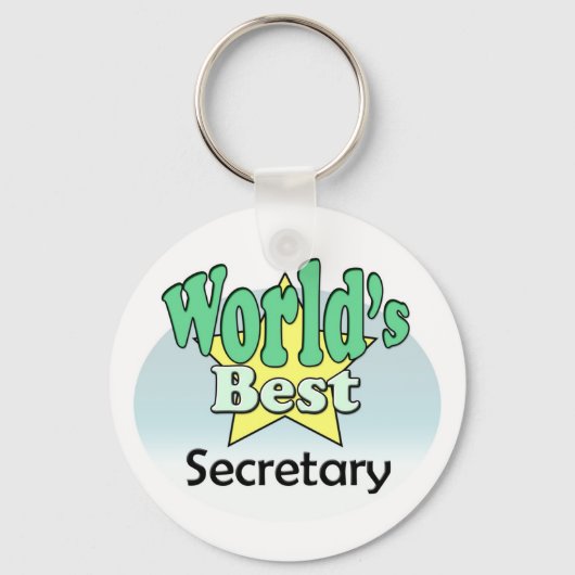 Weltbeste Sekretärin Schlüsselanhänger (Vorderseite)