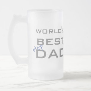 Weltbeste Stepdad-Sitte Mattglas Bierglas
