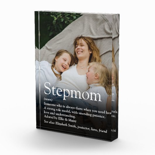 Weltbeste Stepmutterdefinition Fotoblock (Rechts)