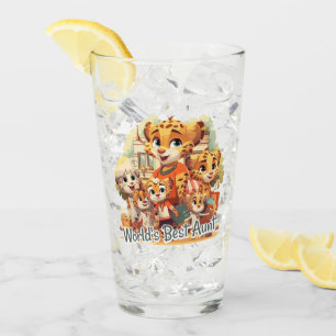 Weltbeste Tante Glas