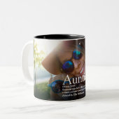 Weltbeste Tante, Tante Definition Foto Zweifarbige Tasse (Vorderseite Links)