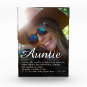 Weltbeste Tante, Tante Definition Fotoblock (Vorderseite)