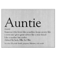Weltbeste Tante, Tante Definition