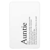 Weltbeste Tante, Tante, Definition von Tia Magnet (Vertikal)