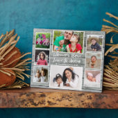 Weltbeste Tante und Onkel 8 Foto Grauholz Fotoplatte (Seite)