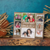 Weltbeste Tante und Onkel 8 Foto Rustikales Holz Fotoplatte (Seite)