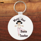 Weltbeste Tanzlehrerin Schlüsselanhänger (Vorderseite)