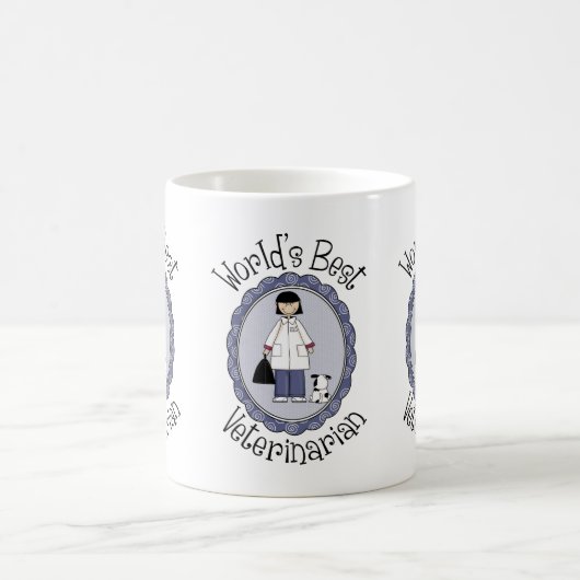 Weltbeste Tierärztin - Frauen Kaffeetasse (Mittel)