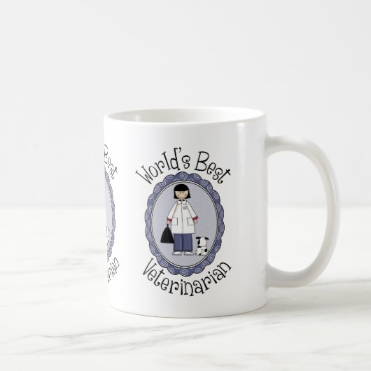 Weltbeste Tierärztin - Frauen Kaffeetasse (Rechts)