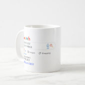 WELTBESTE TRAUZEUGIN Funny Top Search Results Kaffeetasse (Vorderseite Links)