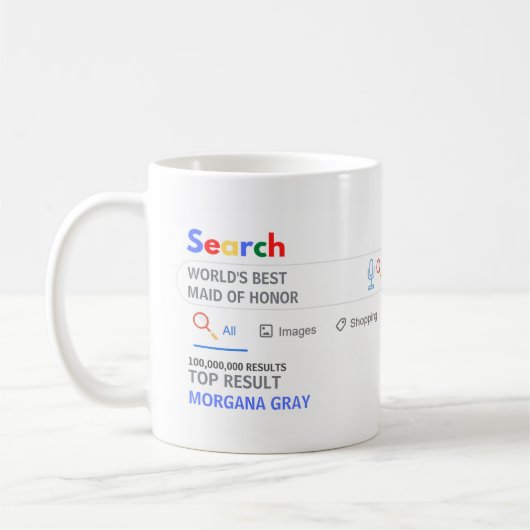 WELTBESTE TRAUZEUGIN Funny Top Search Results Kaffeetasse (Links)
